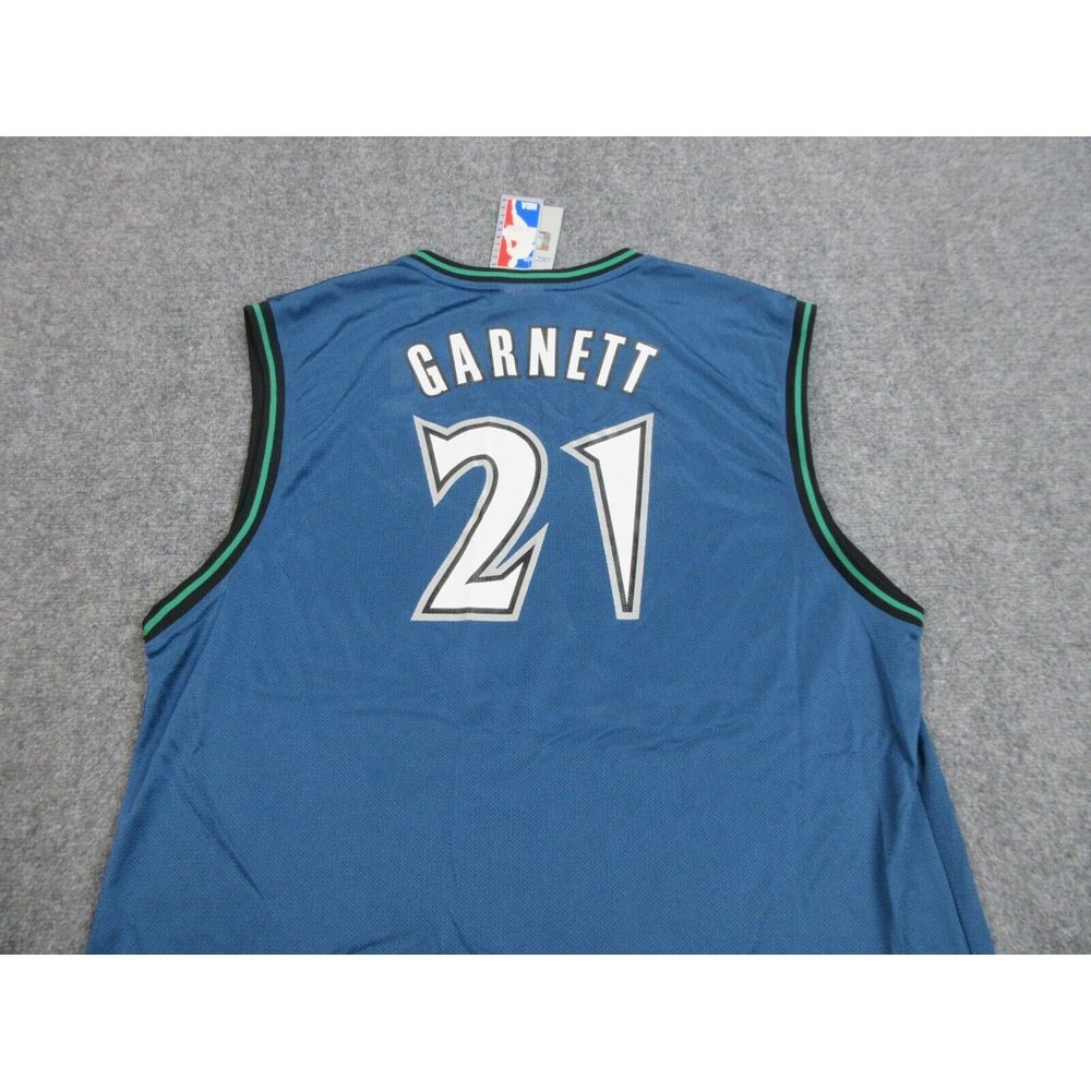 Kevin Garnett Minnesota Timberwolves Jersey Mens Extra Large Blue NBA Basketball - Picture 16 of 16